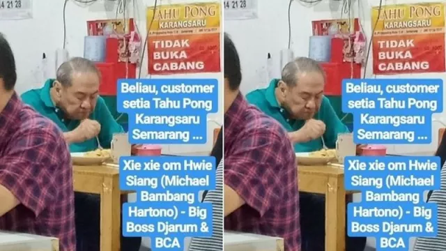 Viral Bos Bca Kaya Raya Makan Tahu Pong Pinggir Jalan